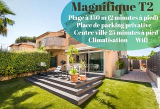 Le Patio - Apartment T2 Wonderful - Plage 150m - clim - Parking Privé - wifi - 0