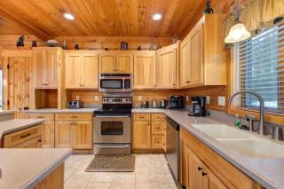 Cabin with Mountain Views Hot Tub & Game Room - 1