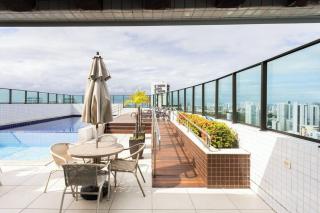 Beach Class Santa Maria - Flat 1 quarto em Boa Viagem por Yolo - Recife - 8