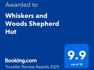Whiskers and Woods Shepherd Hut - - 9