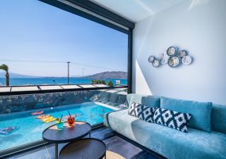 Sea View Serenity Beachfront & Pool 103 - Salamina - 0