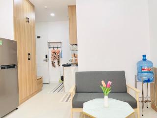 503 Kiwi Mordern Studio With Kitchen & Balcony - Ho Chi Minh-stad - 3