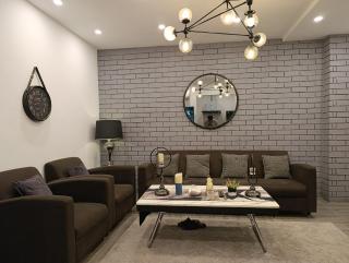 Brick Accent Loft 1BHK with Balcony & Free Netflix - 8
