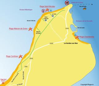 La Villa des Dunes à la Plage Chambrette - Le Verdon-sur-Mer - 6