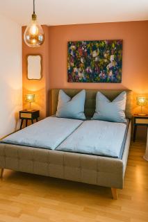 Elegante Designwohnung mit Balkon 15min Airport und Parken - 7
