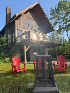 Chalet Inukshuk Luxury Log Cabin with Spa Lake View and Club Access near Mont Tremblant - 0