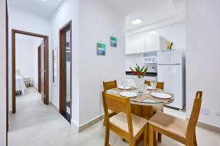 BH05: 1 Quadra d Praia, Ar, Churrasqueira, Piscina - 2