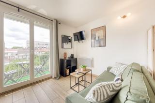 Studio meublé Métro 12 - 1