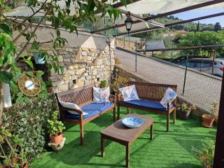 Villa Lazzarini Imperia Appartamento Franco in villa con piscina condivisa - Gorleri - 8