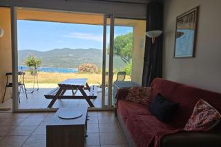 New T2 6 pers vue mer terrasse dans une résidence avec piscine - Serra di Ferro - 6