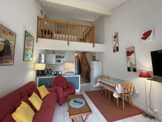 T2 Mezzanine 4 Pers. Piscine Parking Soustons - FR-1-379-110 - 5