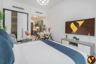 Vogue Opalz by Danube Studio with balcony - Dubai Science Park - Al Barsha - 4