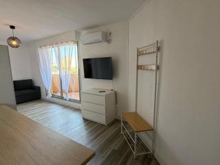 T2 rénové Saint-Pierre-la-Mer, 3 pers, clim, proche plage - FR-1-784-45 - 7