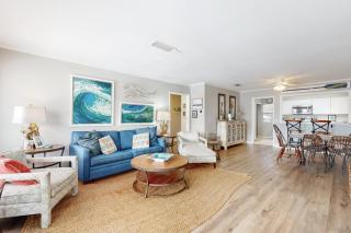 Island escape with ocean-view deck & steps to beach - snowbirds welcome - 0