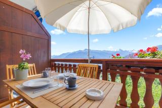 Crans-Montana - studio - 2 personnes - balcon avec superbe vue - Crans-Montana - 8