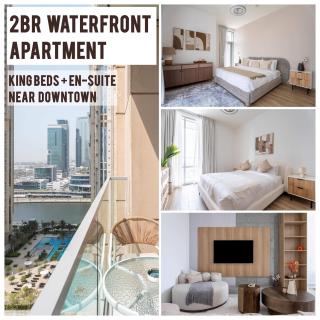 Luxury 2BR with Canal & Pool View Nr Downtown - 0