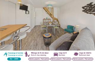 200m plage - duplex pour 2 adultes, 2 enfants - Île-Tudy - 9
