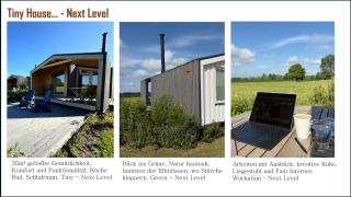 Tinyhouse mit Wiesenblick, Holzdeck und Kamin - 9