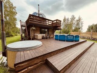 Lepikumäe Holiday Home with Sauna and Hot tub for up to 18 persons - 9
