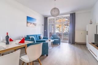 Villa Strandidyll Apartment 6, Balkon mit Meerblick - 2