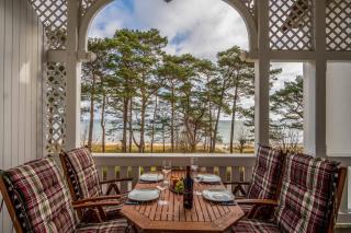 Villa Strandidyll Apartment 6, Balkon mit Meerblick - 3