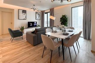 Waterfront 1 BR - Canal View - Fully Furnished - Business Bay - 15 Mins to Dubai Mall and Burj Khalifa - 0