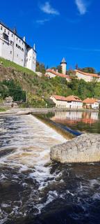 A room by a weir with a view of Rožmberk Castle - Rožmberk nad Vltavou - 9