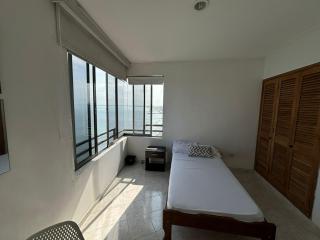 Habitación Vista Mar Caribe ideal Nómada Digitales - 4