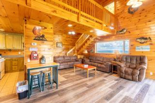 Fish Tales Cabin with a private hot tub - Bryant - 3