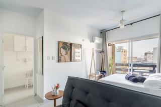 Vista Mar, Pé na Areia, Ar Condicionado e Garagem - São Vicente - 7