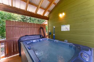 Wildflower Cabin with a private hot tub - Bryant - 9