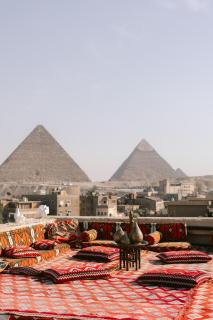 The vintage duplex Khan, Pyramids view - Kairo - 9
