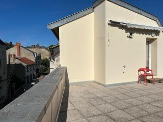 Bristol Manor N20 terrasse cuisine et chambre - Néris-les-Bains - 9