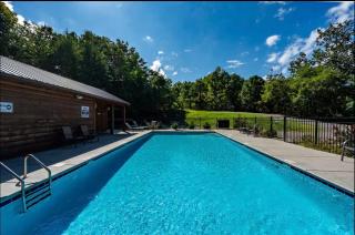 WOW, that View! NEW Luxury Cabin - Hot Tub - Pool Access - Game Room - 5