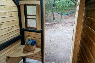 Private Glamping Bell Tent on Wooden Platform in Nature Mountains - Shelcan - 7