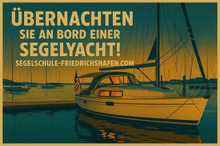 "Floating Home - Übernachten auf einer Segelyacht im Hafen" - Friedrichshafen - 8