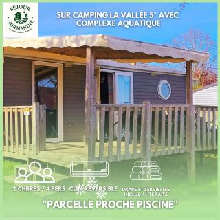 Houlgate-153- Mobilhome cosy 4 personnes Camping 5 étoiles - 0