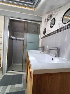 Chambre avec SDB et toilettes privées - 1