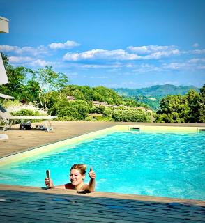 Villa Olympia Pool Sea View Mountains Lake Nature Sleeps 8 Air Conditioning Wi-Fi - Corsanico-Bargecchia - 9