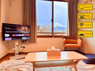ヴィラ山間堂 Terrace Villa BBQ Bonfire Fuji view Annovillas - Fujikawaguchiko - 9