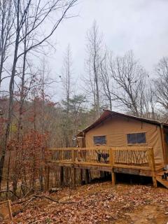 Amazing Safari Tent with Stunning Nature Views from a Private Deck in Trenton, Georgia - New England - 0