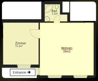 2-Zimmerwohnung nahe Zürich - Erlenbach - 1
