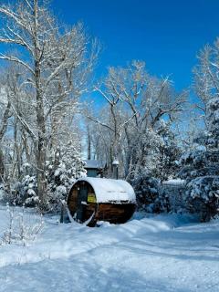 Petite Log Cabin on Organic Farm in New Mexico - San Cristobal - 6