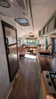 Remodeled Vintage Airstream with a Fire Pit on the Saco River in Springvale, Maine - Biddeford - 2