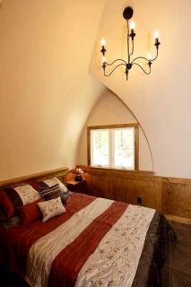Charming Luxury Hobbit House with Private Hot Tub in Tranquil Woodlands on Littlefield Pond in Springvale, Maine - 5