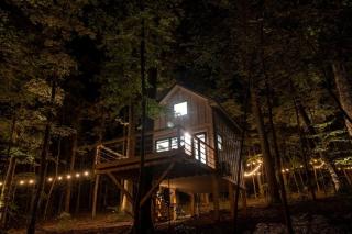 Breathtaking Treehouse with Barbecue and Hot-tub in Scottsboro, Alabama - 0