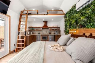 Impressive Intimate Tiny Cabin with Lofted Interior and Outdoor Shower in Texas - 2