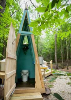 Unique Cozy Bell Tent with Wooden Deck in New York - 3
