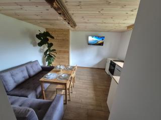 Miętowy domek z balią jacuzzi - Gołdap - 9