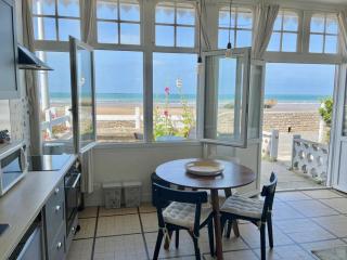 La parenthèse marine, vue mer avec terrasse - Arromanches-les-Bains - 0